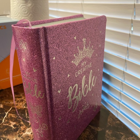 My Creative Bible for Girls, Journaling Bible - ESV - Purple Glitter Hardcover - Picture 3 of 16